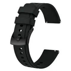 【数量限定】[BISONSTRAP] 腕時計バンド 18mm 20mm 22mm 24mmm スマートウォッチベルト シリコン 時計ベルトQuick Release 防水