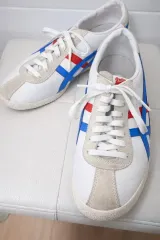 オニツカタイガー メキシコ66 白/ブルー スタイリッシュなコンディション デイリーユース オススメ