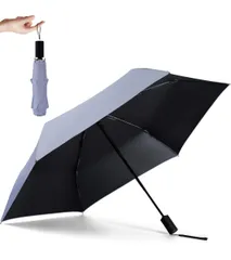 【2025新登場 & 逆戻り防止安全式】日傘 UVカット 100 完全遮光 遮熱 折りたたみ傘 軽量 210g 【飛び出し防止安全式】 ワンタッチ自動開閉 折りたたみ日傘 紫外線遮断 日焼け防止 暑さ/熱中症対策 耐風 撥水性 晴雨兼用