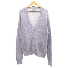 JOURNAL STANDARD relume (ジャーナルスタンダードレリューム) 25SS カラーネップ メッシュヤーン カーディガン パープル Lのサムネイル