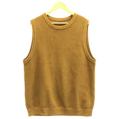 crepuscule (クレプスキュール) ニットベスト マスタード 2