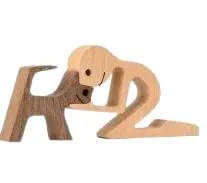 オブジェ 装飾品 木製 インテリア 犬 北欧 韓国 (pont du monde) (B05) [B05]