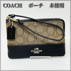 【未使用】コーチ（COACH）シグネチャー スモール リストレット ポーチ 65168