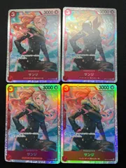 【4枚セット】サンジ(SR){赤}〈OP10-005〉[ブースターパック 王族の血統]