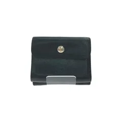 ▼▼IL BISONTE イルビゾンテ レディース 三つ折り財布 がま口財布 コンパクトウォレット 牛革 イタリア製 ブラック