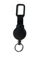 【在庫処分】[Marcea] リールキーホルダー カラビナ付き 多機能 超軽量 伸縮性リール式キーリール 最長60cm 紛失防止 吊り下げ名札 キャンプ ハイキング 釣りアウトドア用