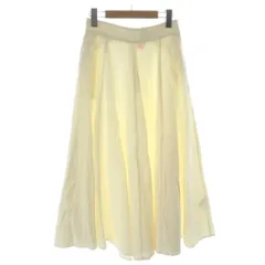 バナナリパブリック BANANA REPUBLIC フレアスカート 2 オフホワイト ロング丈 コーデュロイ 無地 /GG ■GY60