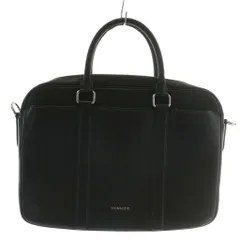 コーチ COACH ビジネスバッグ ブリーフケース ショルダー 2WAY レザー ロゴ 黒 ブラック /XZ ■GY18