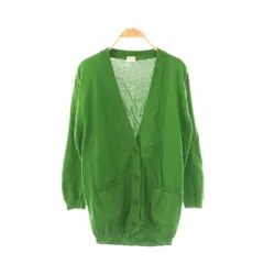 ボッシュ BOSCH カーディガン ニット 長袖 コットン M 緑 /NR ■GY58
