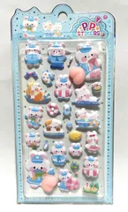 デコレーションステッカー！可愛いお尻シールAタイプ１枚ぷくぷくシール 3Dステッカー 立体ステッカー ぷっくりシール 中空 デコシールDIY