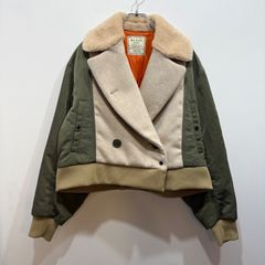 BLANC basque ソフトメルトン×Nyツイル×ボア 異素材ミックス 
