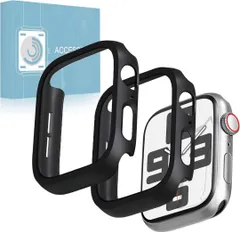 Apple Watch 44mm用ケース ブラック 2枚組 255K1655