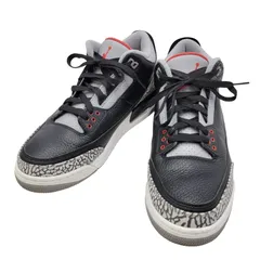 【中古品】NIKE ナイキ 854262-001 AIR JORDAN 3 RETRO OG BLACK CEMENT (2018) スニーカー 靴 【160-260307-tt-16-izu】