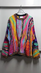90’s COOGI オーストリア製 3D Knit Cotton Sweater M