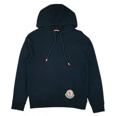 MONCLER★モンクレール【GENIUS・ジーニアス】MAGLIA メンズ ビックブランドアイコンワッペン付き プルオーバー スウェット パーカー (S/オーバーサイズ仕立て) 春夏服 カジュアル トップス ブランド メンズパーカー