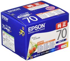 エプソン 純正インクカートリッジ 70L増量 さくらんぼ 6色パック