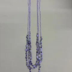 ネックレス　アメジスト多層