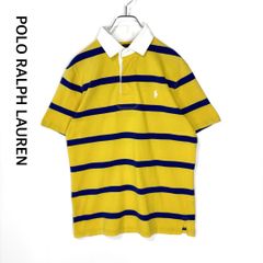ラルフローレン ラガー シャツ CP RL-93 ボーダー ポロ シャツ M