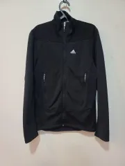 アディダス ブラック フルジップアップ ジャケット