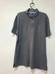 トミーヒルフィガー グレー ポロシャツ M