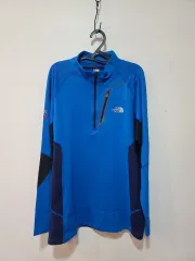 THE NORTH FACE ザノースフェイス サミット シリーズ ブルー ジップアップ Tシャツ XL/105