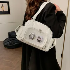 ショルダー斜め掛けバッグ  トートバッグ 手提バッグ 大容量 カジュアル 通学 通勤 旅行 シンプル カジュアル 収納 小物整理に便利