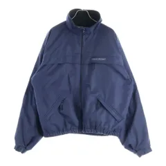 POLO SPORT RALPH LAUREN (ポロスポーツラルフローレン) 90S NYLON ZIP UP BLOUSON JACKET 裏地フリース ナイロンジャケット ジップ ブルゾン ネイビー