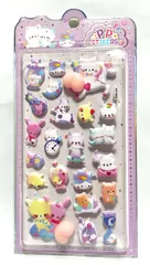 デコレーションステッカー！可愛いお尻シールFタイプ１枚ぷくぷくシール 3Dステッカー 立体ステッカー ぷっくりシール 中空 デコシールDIY