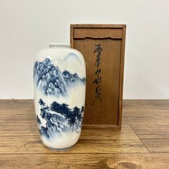 深川製磁 雲金光明富士 花瓶 有田焼 宮内庁御用達 富士山 壺 - メルカリ