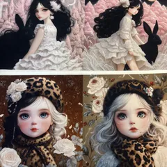 パネル生地　在庫処分‼️ 女の子16柄　59