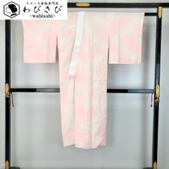 長襦袢 単衣 花模様 卯の花色 J-384 長襦袢 暈し 菱形模様 乙女色 J-269 - メルカリ