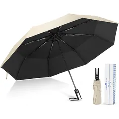 Sintu 折りたたみ傘 ワンタッチ自動開閉 大きいサイズ 軽量 【撥水加工×紫外線防止 晴雨兼用】 おりたたみ傘 メンズ 傘 折り畳み傘 丈夫 耐風 撥水 コンパクト 梅雨対策 日傘 UVカット 紫外線遮蔽 男女兼用 8本骨 収納ポーチ付き 直径103c 0