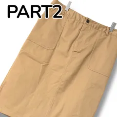 PART2 BY JUNKO SHIMADA ジュンコシマダパート2 ベージュ レディース スカート ひざ丈スカート タイトスカート シンプル カジュアル【Lサイズ相当】0001182OCのサムネイル