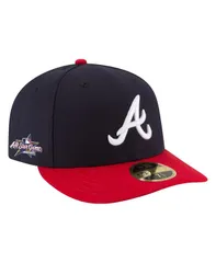 ニューエラ メンズ アクセサリー 帽子 New Era Mens Navy Atlanta Braves 2025 AllStar Game Low Profile 59FIFTY Fitted Hat Navy ネイビー