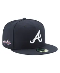 ニューエラ メンズ アクセサリー 帽子 New Era Mens Navy Atlanta Braves 2025 MLB AllStar Game 59FIFTY Fitted Hat Navy ネイビー