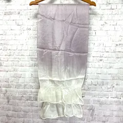 ストール　スカーフ　グラデーション　パープル