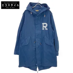 Ralph Lauren Rugby ラルフローレンラグビー ﾈｲﾋﾞｰ ｺｯﾄﾝ ｽｶﾙﾌﾟﾘﾝﾄ ﾓｯｽﾞｺｰﾄ XL