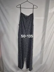 小花ノースリーブ オールインワン 50-135