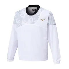 新品 [ミズノ] スポーツ ブレスサーモウォーマーシャツ 撥水 発熱素材 62MEC504 ホワイト