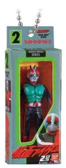 【2.仮面ライダー新2号】仮面ライダー ソフビパッケージチャーム＆チョコスナック ※チャームのみ