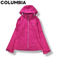 [클래식] 콜롬비아 COLUMBIA 스위치 백 재킷 나일론 점퍼 파커 윈드 브레이커 지퍼 업 M 핑크 아웃 도어 웨어 타운 유스 레저 레이디스