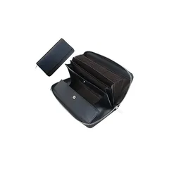 【新品】 [jxleichi] 財布 メンズ 長財布 さいふ 牛革 大容量 25枚カード収納可能 ラウンドファスナー カードケース 本革 スキミング防止 磁気防止 お札入れ 小銭入れ 多機能軽量 防水 男女兼用一流の財布職人が作る 財布20*10.8*2. 0