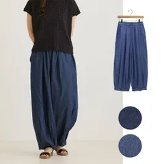 カーブパンツ　デニム　濃紺