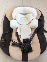 クリーニング済み　説明書付　　電動コンビキャラメルベージュインナークッション