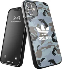 未使用品 アディダスオリジナルス iPhone12 Mini ケース 5.4インチ アディダス グラフィックプリント カモ ヘージーエメラルドxブルーオキシド【送料無料】【メール便でお送りします】代引き不可のサムネイル