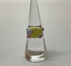 SN1301 羊 パステルカラー 羊モチーフ ひつじ シルバーカラー シルバーリング アンティーク アクセサリー リング 指輪 リングサイズ10号