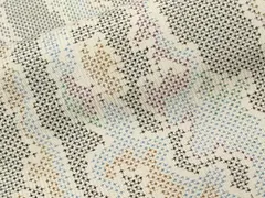 平和屋着物■本場大島紬　白大島　7マルキ　幾何学文　正絹　逸品　CABD3328ev