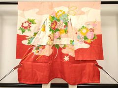 ☆4624☆ 絽 夏物 子供着物 襦袢付き 一つ身 女の子 七五三 3才 - メルカリ