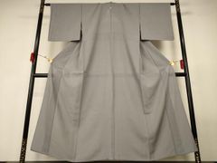 美品 正絹 ますいわ屋 お召 訪問着 都会を颯爽と歩む 陽光に煌めく縞