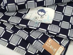 新品☆竺仙☆綿絽 雪輪模様 白地 浴衣 反物 - メルカリ